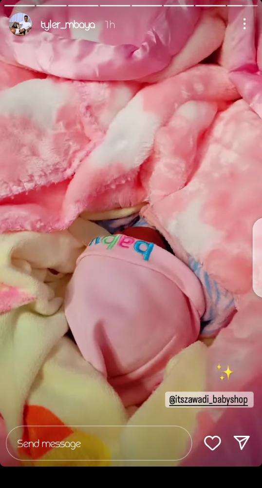 Tyler Mbaya & Georgina Njenga Share A Sneak Peak Of Their New Born Daughter