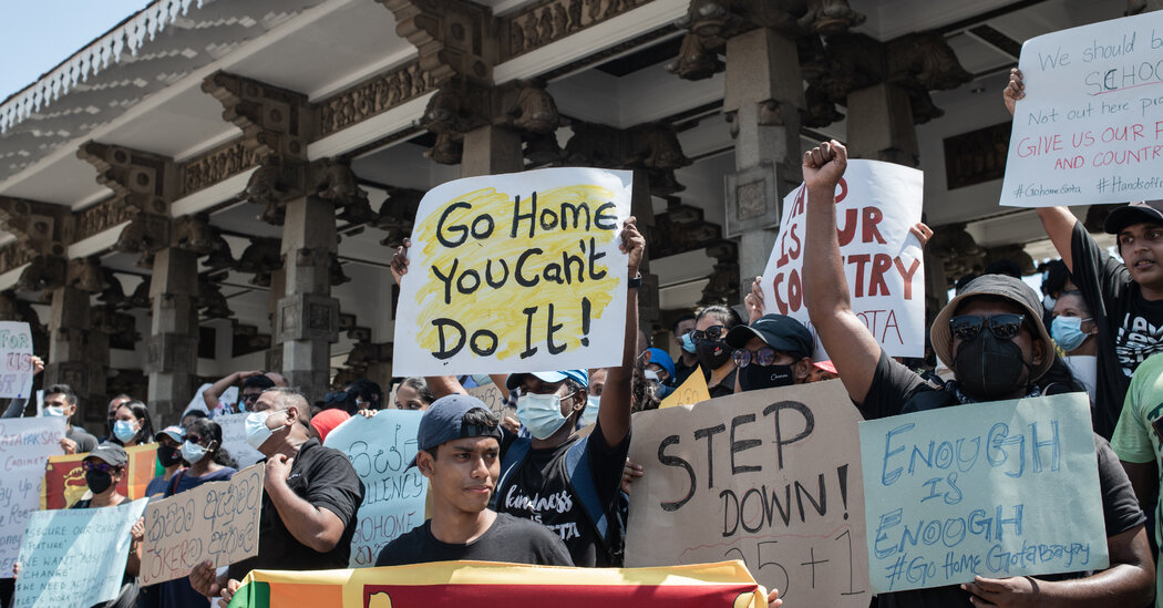Sri Lanka Protesters Call for President to Resign After Cabinet Shuffle