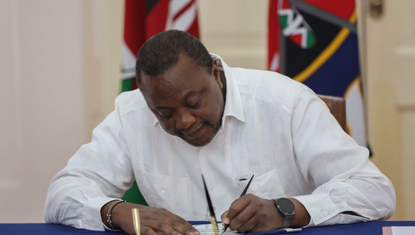 Relief For Artistes, Motorists, and Job Seekers As Uhuru Signs Crucial Bills Into Law
