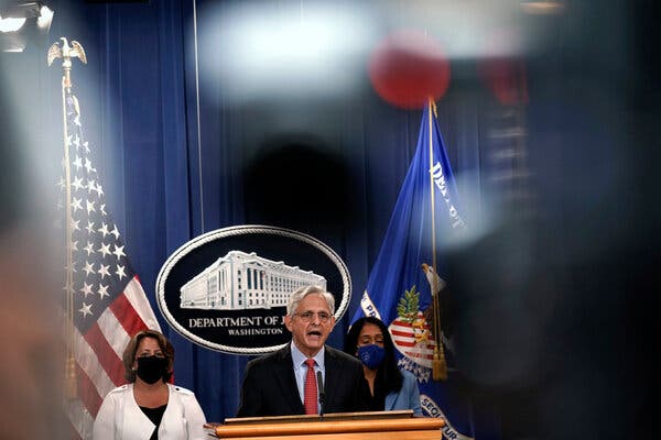 “The Department of Justice has a duty to defend the Constitution of the United States, and to uphold the rule of law,” Attorney General Merrick B. Garland. The department is seeking an injunction that would prohibit enforcement of the Texas abortion law.