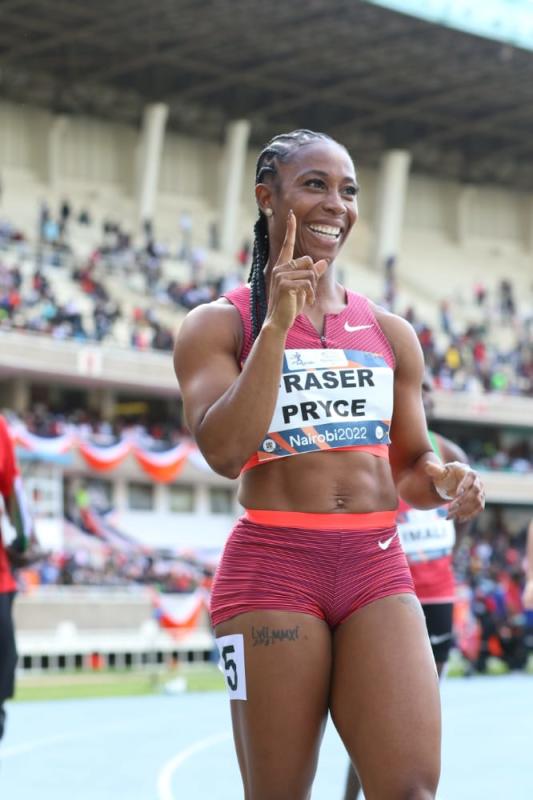 Fraser-Pryce sprints to victory at Kasarani : The standard Sports