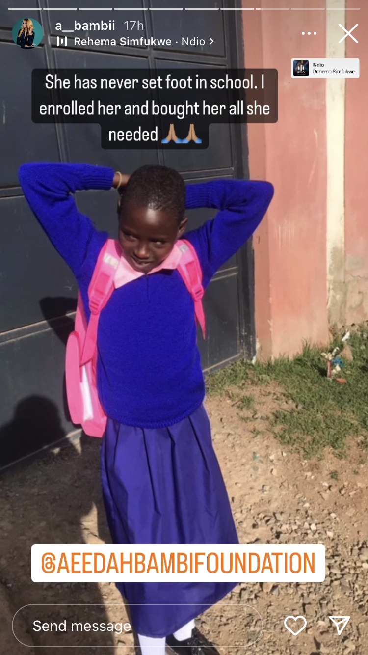Senator Anwar’s girlfriend Aeedah Bambi rescues 8 year old girl from early marriage (Photos)