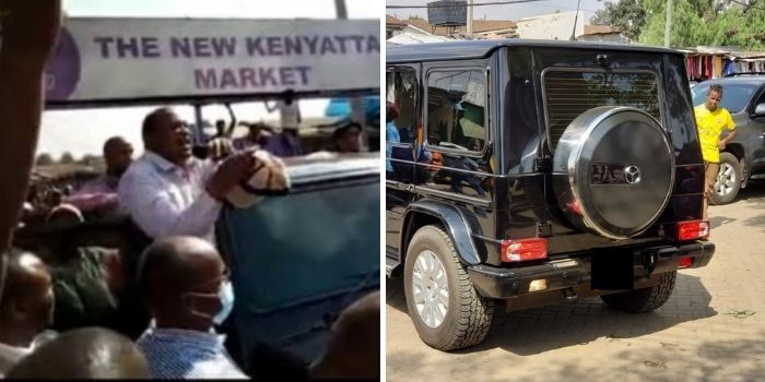 Uhuru Answers Ruto in Surprise Self-Drive to Nairobi Market