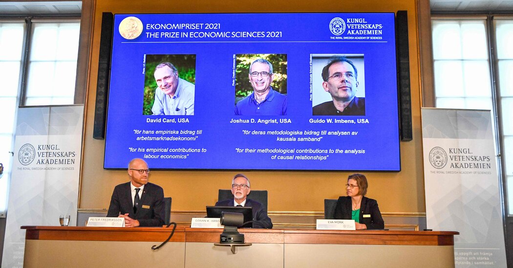 Live Business News: Nobel in Economics, Southwest Airlines Delays, I.M.F. Outlook