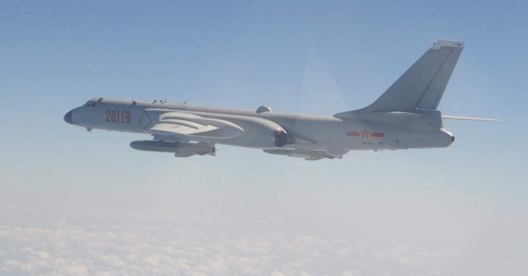 In a Surge of Military Flights, China Tests and Warns Taiwan