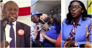Beatrice Elachi and Maina Kamanda on the video Beatrice Elachi and Maina Kamanda on the video