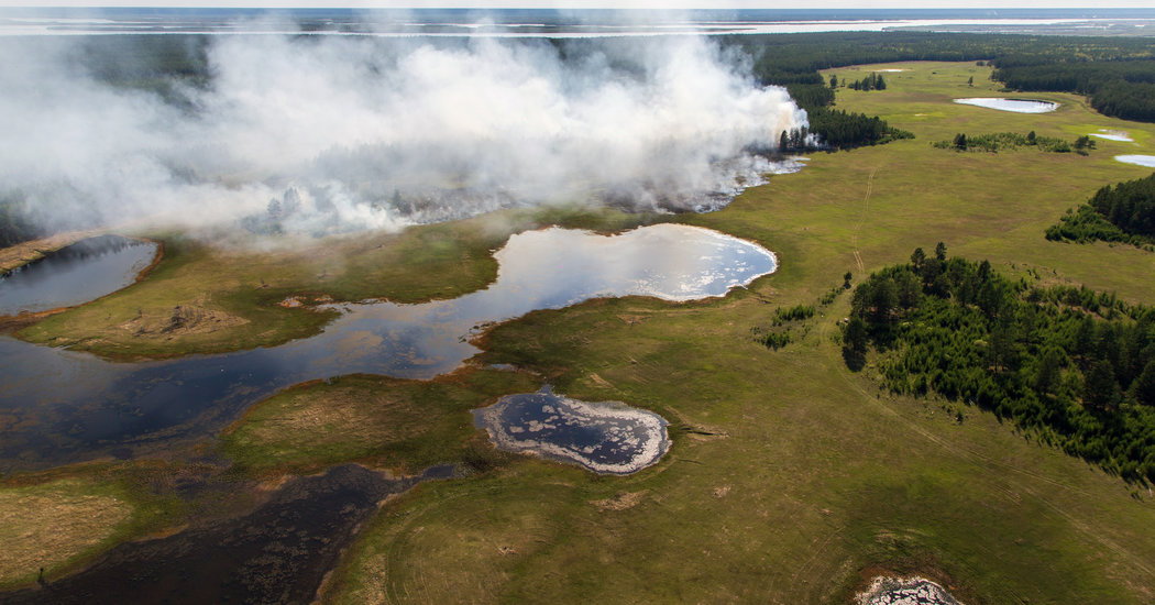 Intense Arctic Wildfires Set a Pollution Record