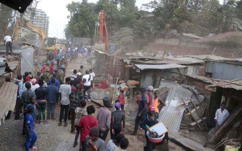 Trouble in Deep Sea as bulldozers flatten buildings