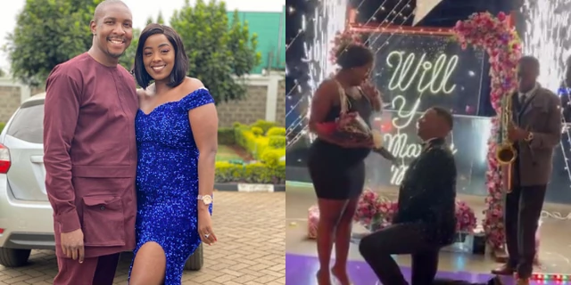 Blessing Lungaho and Jackie Matubia engagement photos