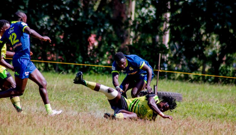 Menegai Oilers fry Homenoyz to maintain Kenya Cup lead : The standard Sports