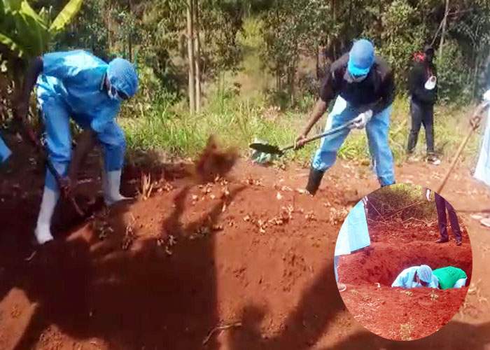Woman buries man without his wife’s knowledge, body now exhumed