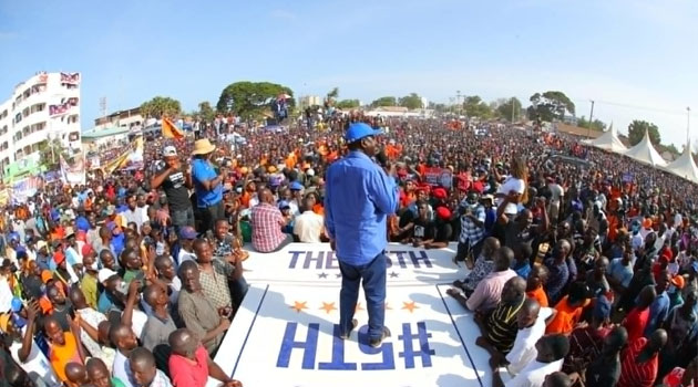 Raila urges Mombasa residents to support his State House bid one more time » Capital News