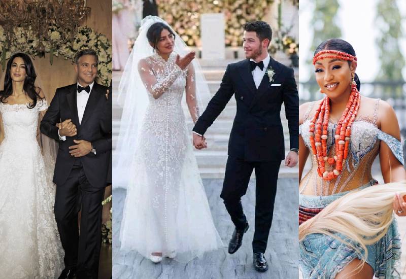From Nick and Priyanka to Emmy Kosgei and Apostle Abuduko: Extravagant celebrity weddings