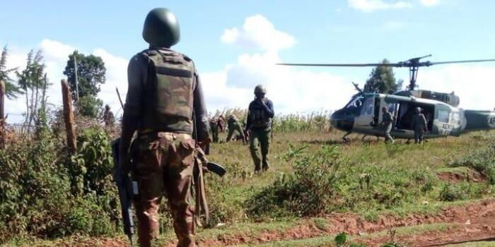 7 KDF Airlifted as 2 Die in Gunfight