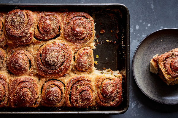Pistachio Morning Buns Recipe - NYT Cooking
