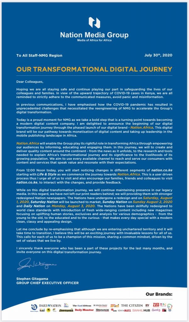 Turning a New Page, NMG Officially Shifts to a Digital Media Company