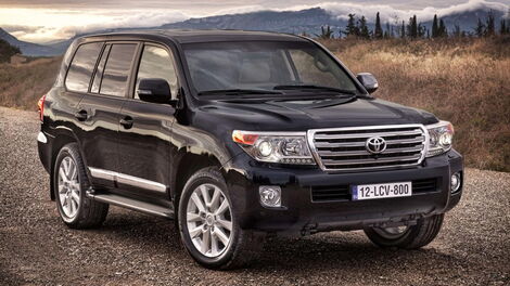 A Toyota Land Cruiser V8 