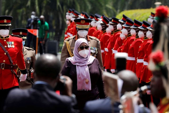 President Suluhu Defies Magufuli, Orders Wearing Of Face Masks In Tanzania