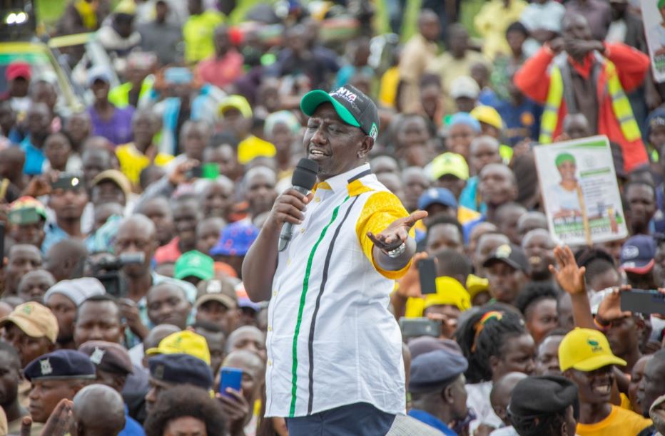 Ruto Overtakes Raila in Mombasa County