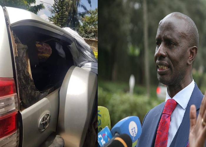Wilson Sossion’s vehicle stoned in Bomet town