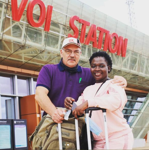 Light At The End Of The Tunnel For Nyota Ndogo As She Re-Unites With Her Mzungu Hubby
