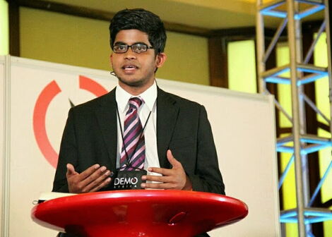CEO of de Silva group, Heshan de Silva, speaks during a past conference.