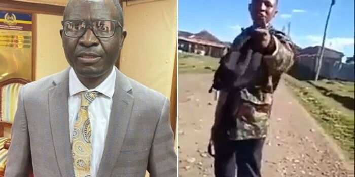 Police Boss Acts After Clip of Drunk & Armed Officer Terrorising Kenyans Goes Viral