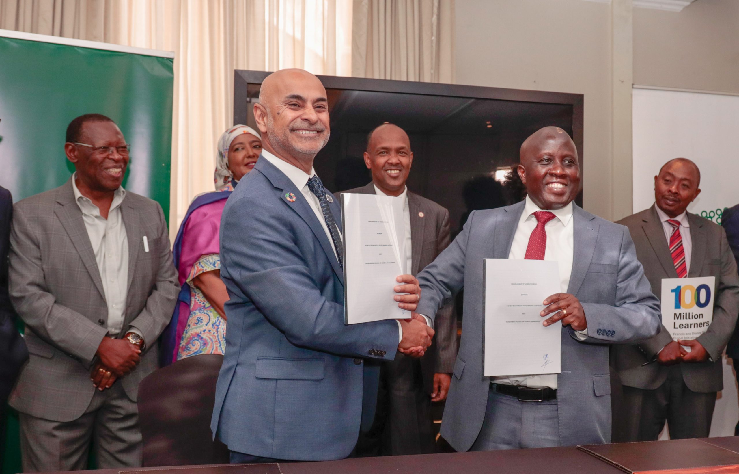 Konza Technopolis, US innovation school sign MoU to support knowledge economy in Kenya