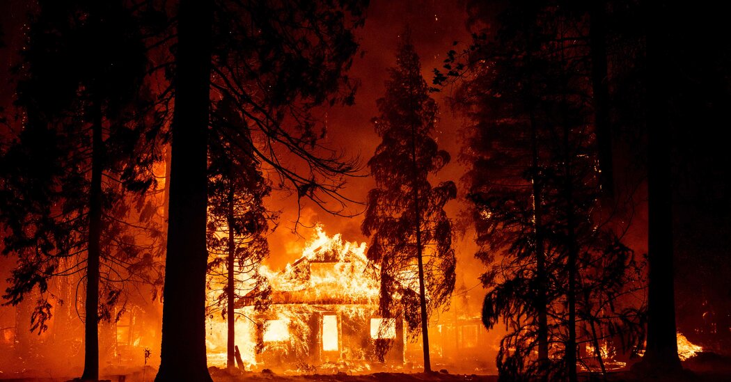 PG&E Equipment Is Blamed for Starting Dixie Fire in Northern California