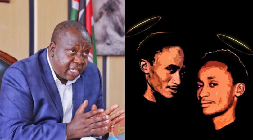 CS Matiang’i Promises Justice To Family of Slain Kianjokoma Brothers