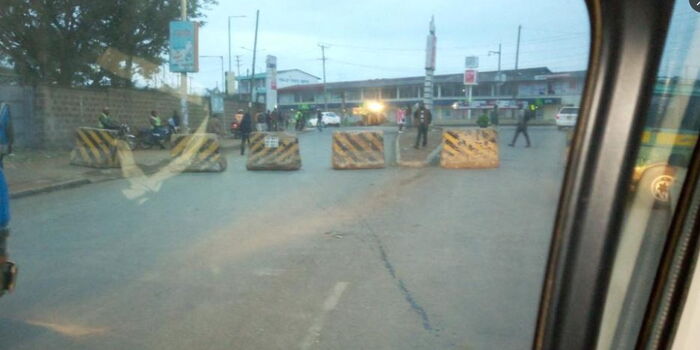 Busy Nairobi Road Closed Without Notice