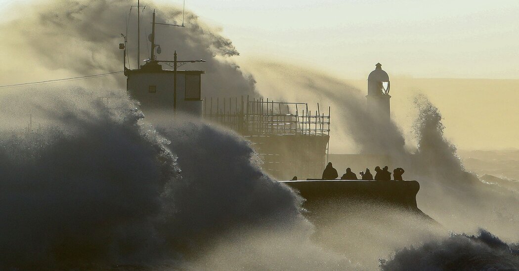 Storm Eunice Slams Northern Europe With Dangerously High Winds