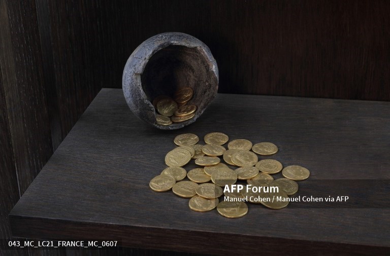 French home renovation yields rare gold coin treasure