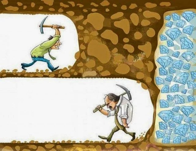 Don't Give Up Mining Gold