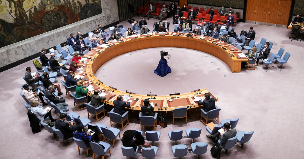 Ukraine Live Updates: Putin’s Order Sending Forces to Separatist Enclaves Is Condemned at U.N.