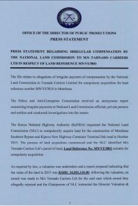 NLC chairman Swazuri blames EACC deputy CEO Mubea over arrest – Weekly Citizen