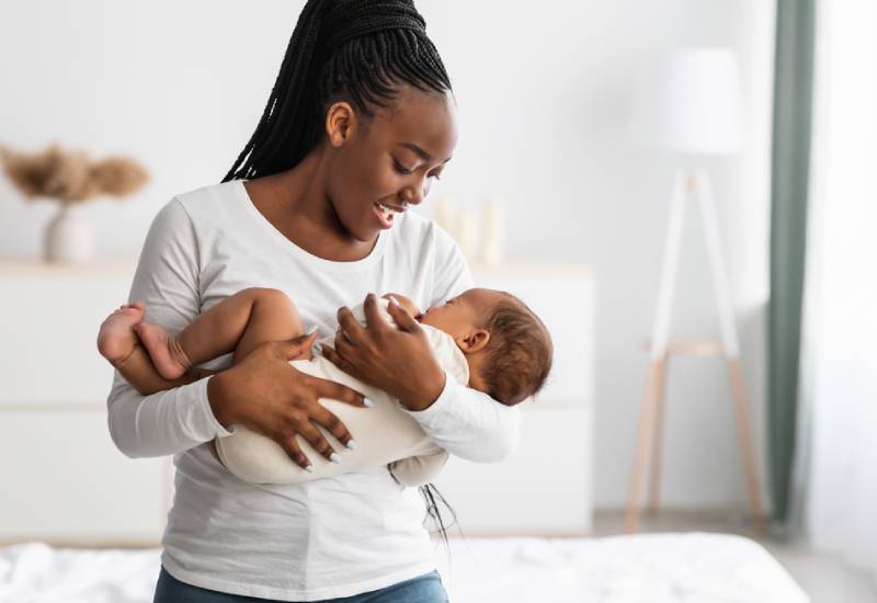 Five ways to comfort and soothe a crying, upset baby Eve woman