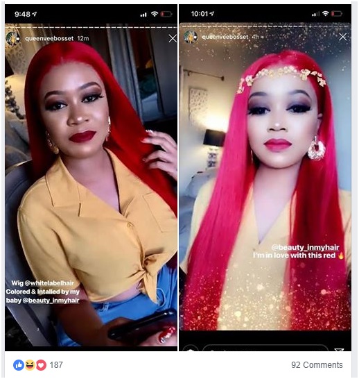 VERA SIDIKA looks like an old sugar-mummy before adding filters to her PHOTOs, compare these two pics.