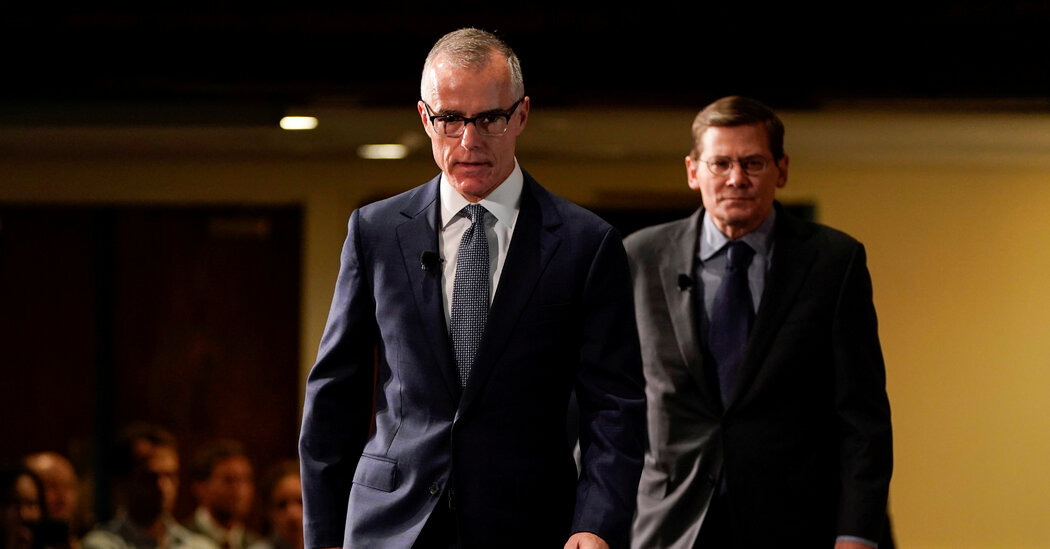 F.B.I. Official Fired Under Trump Wins Back His Pension