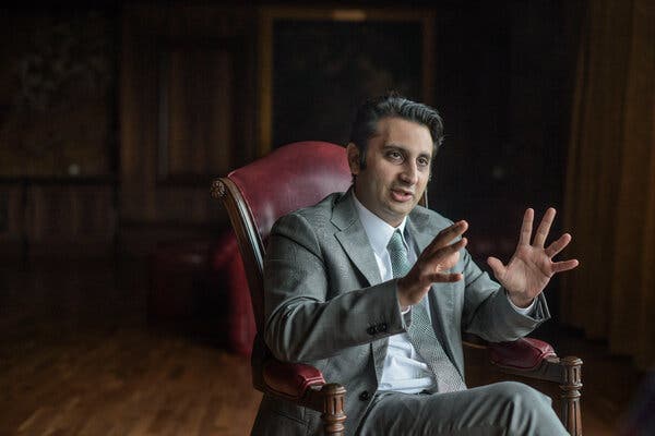 Adar Poonawalla, chief executive of the Serum Institute of India last year. He is in London and discussing manufacturing vaccines outside of India, which has led to backlash on social media. 