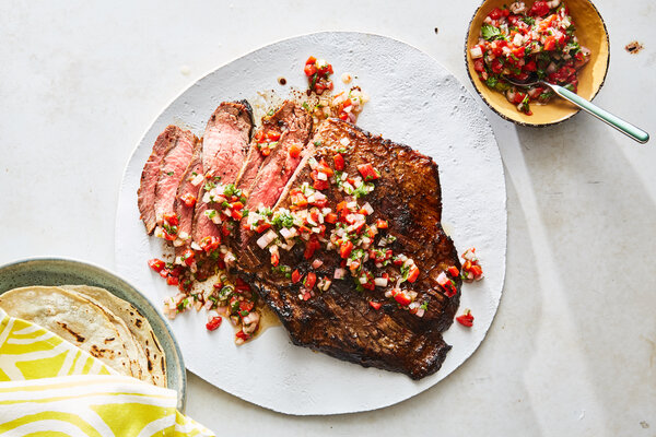 Carne Adobada (Chile-Marinated Steak) Recipe