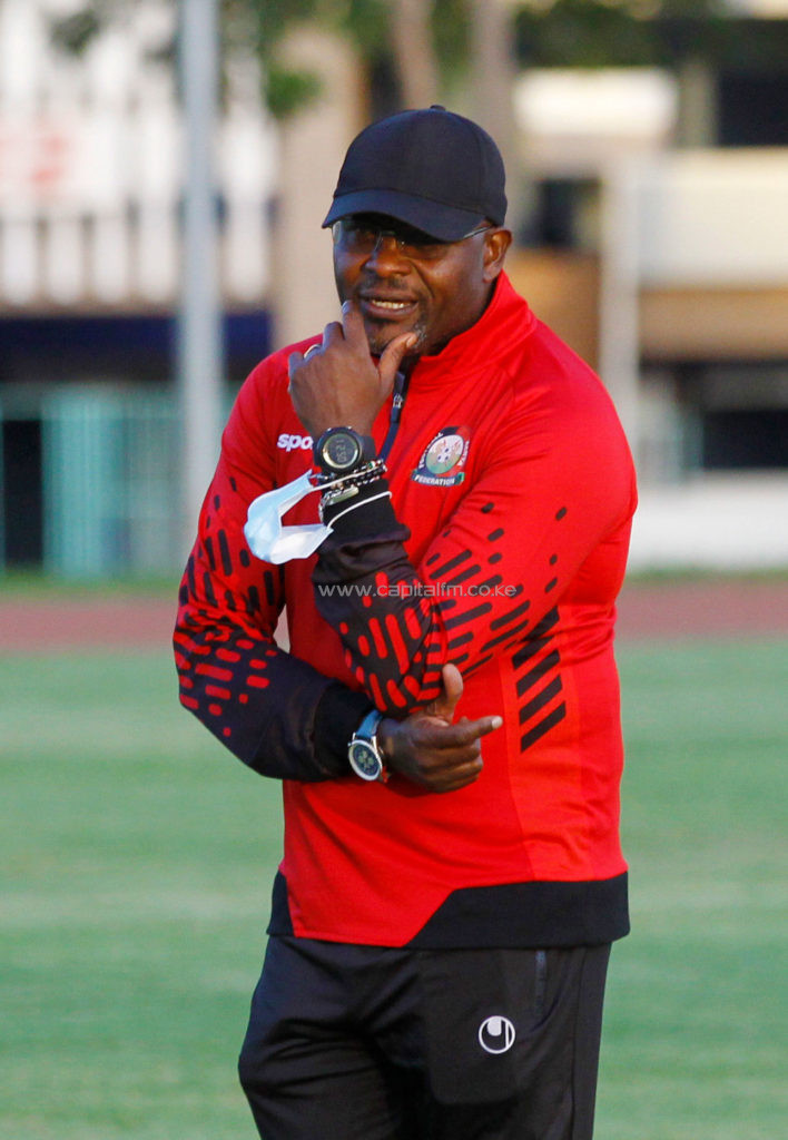 Harambee Stars head coach Jacob 'Ghost' Mulee