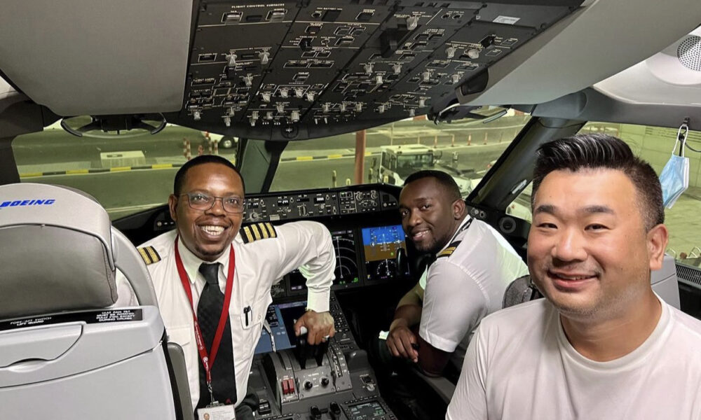Oh Boy! International Aviation Vlogger Sam Chui Rates Kenya Airways On His Nairobi-Dubai Flight