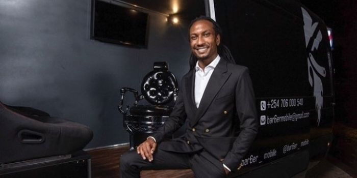 Meet Mobile Barber Shaving Kenyan Billionaires