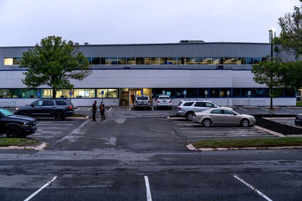 Abbott Laboratories’ factory in Westbrook, Maine, a major supplier of coronavirus tests.