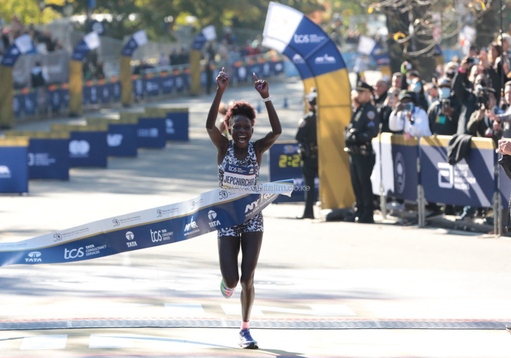Superb Olympic champion Jepchirchir beats Ethiopia’s Yeshaneh to Boston title