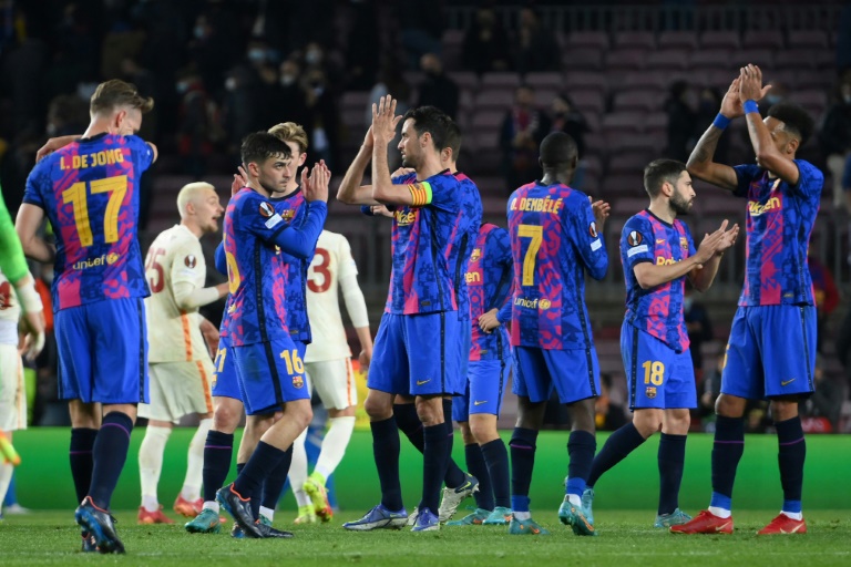 Barcelona face Frankfurt in Europa League quarters, West Ham draw Lyon