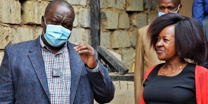 Blind Nairobi Chief Catches CS Matiang'i's Eye