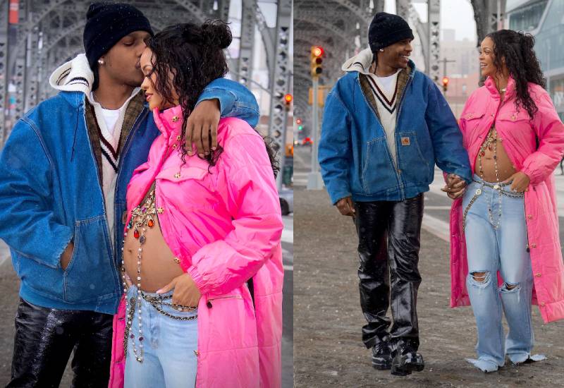 Singer Rihanna and rapper A$AP Rocky expecting first child Eve woman