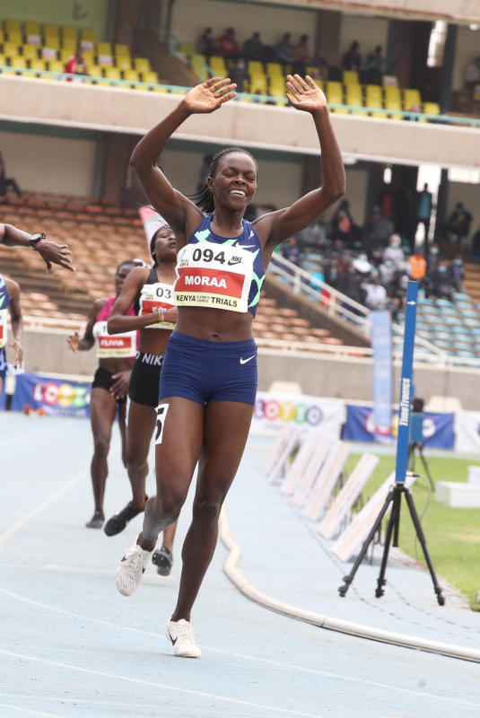 No Kenyans in 800m finals as Moraa misses mark in semi-finals : The standard Sports